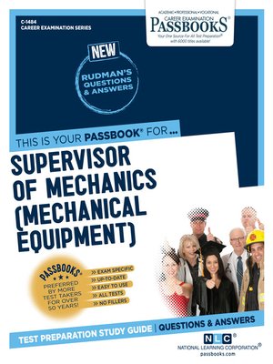 cover image of Supervisor of Mechanics (Mechanical Equipment)